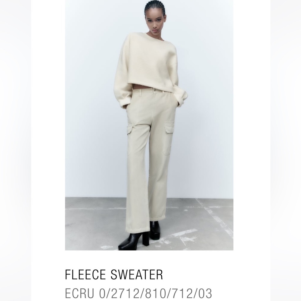 Zara White Sweater